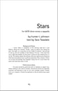 Stars SATB choral sheet music cover